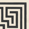 Greek Key Black on White