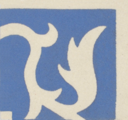 Lansdowne Blue on White