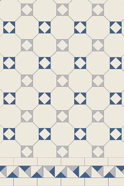 Arundel - Dover White, Grey & Pugin Blue