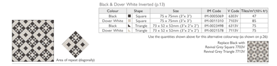 Braemar - Black & Dover White Inverted