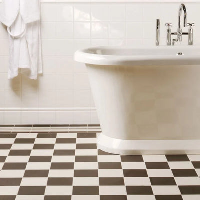 Cambridge - Black & Dover White