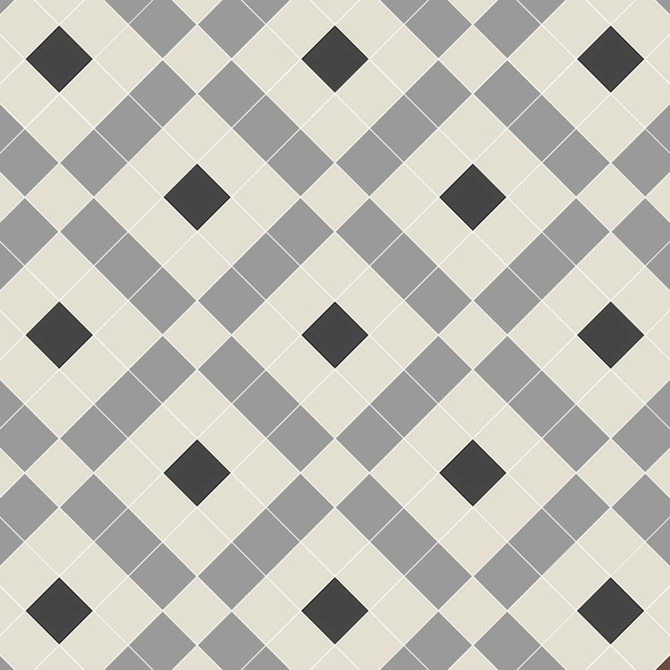 Exeter - Black, Dover White & Grey