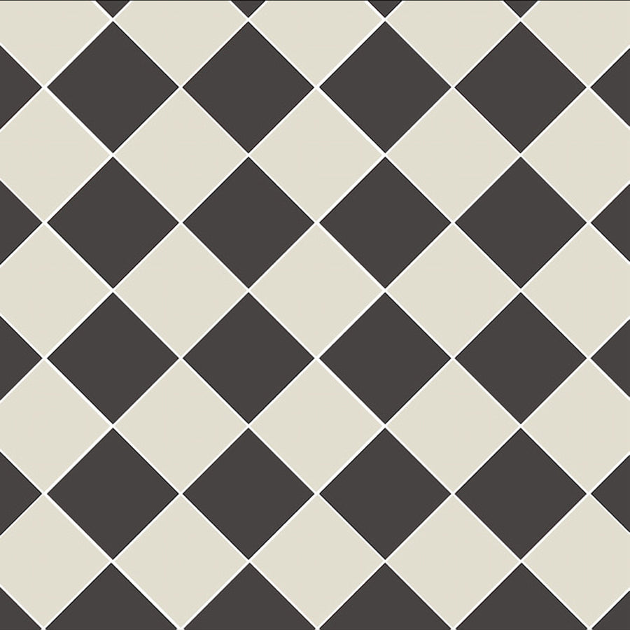 Oxford - Black & Dover White