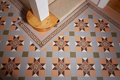 Blenheim- Brown, Buff, Green, Grey, White & Livingstone