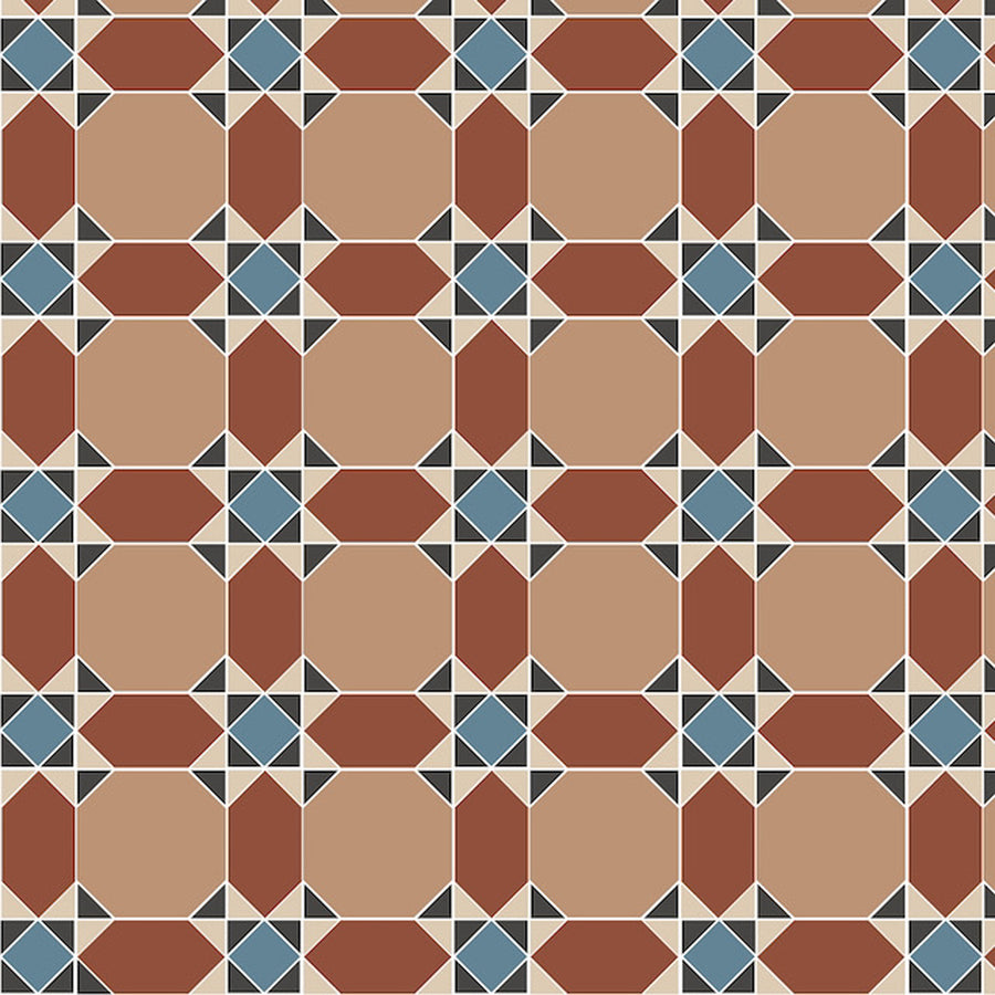 Inverlochy - Black, Blue, Buff, Red & White