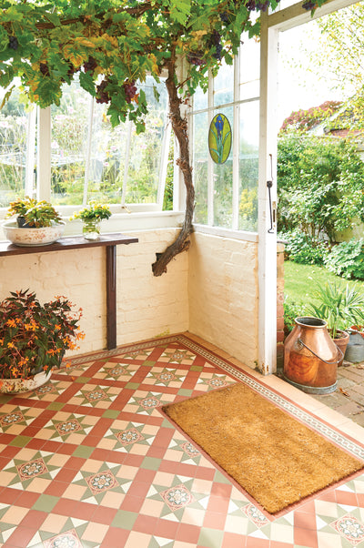 Blenheim - Brown, Buff, Green, Red, White & Livingstone