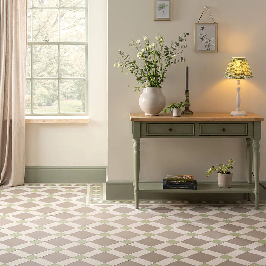 Falkirk - Holkham Dune, Dover White, Spring Green