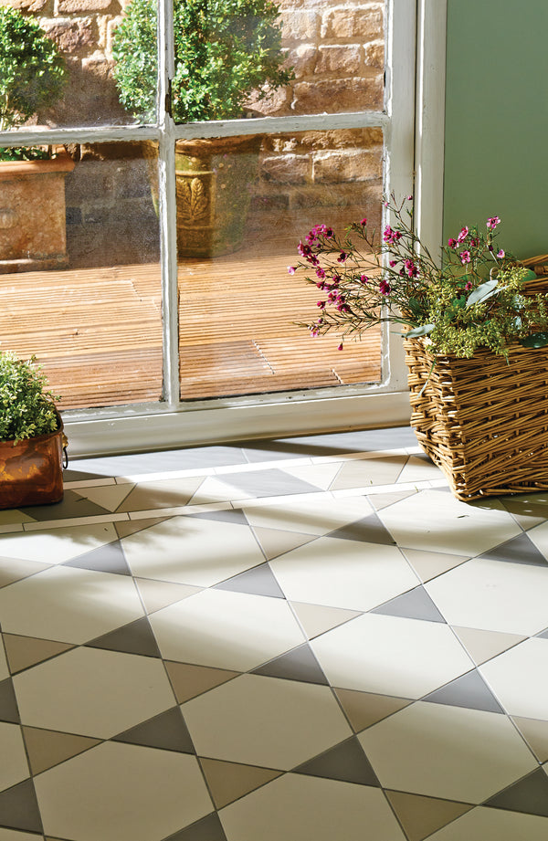 Hexham - Chester Mews, Holkham Dune & Revival Grey - Victorian Tile ...