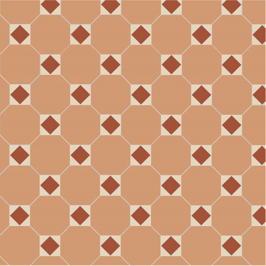 Arundel - Buff, Red & White