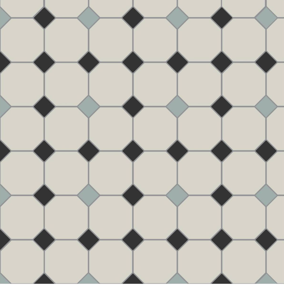 York - Black, Grey & Dover White