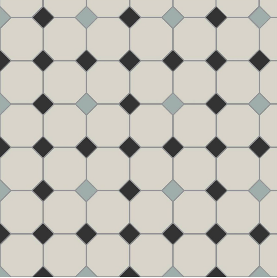 York - Black, Grey & Dover White