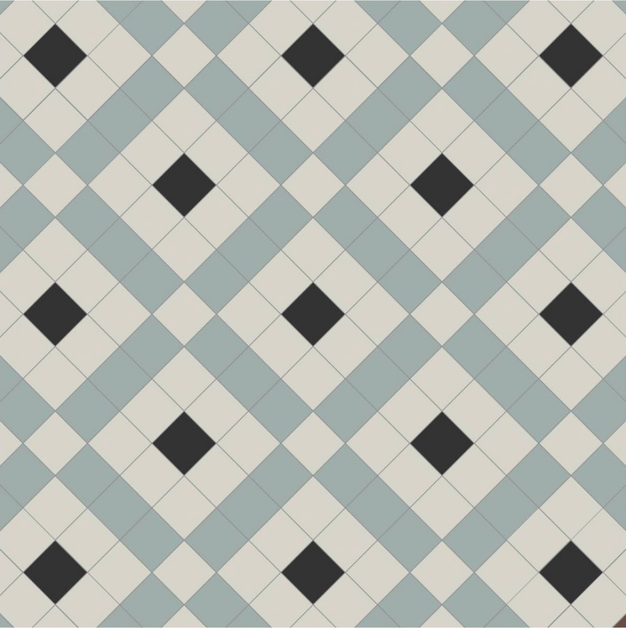 Exeter - Black, Grey & Dover White