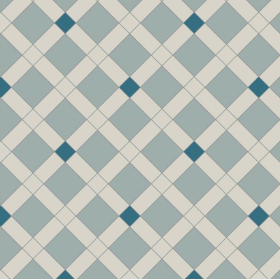 Norwich - Dover White, Grey & Pugin Blue