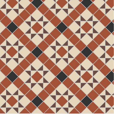 Blenheim Black, Brown, Red & White