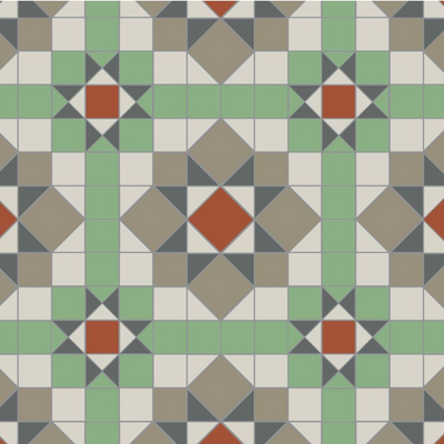 Chatsworth Dover White, Holkham Dune, Spring Green, Revival Grey & Red