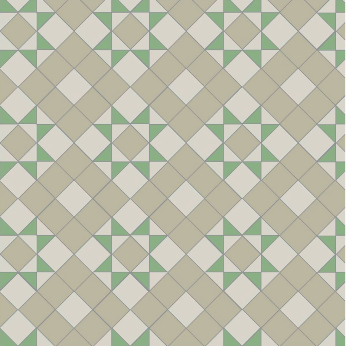 Braemar Chester Mews, Dover White & Spring Green