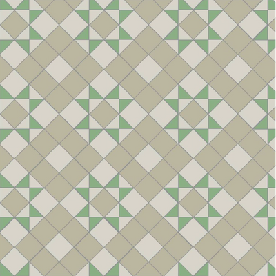 Braemar Chester Mews, Dover White & Spring Green
