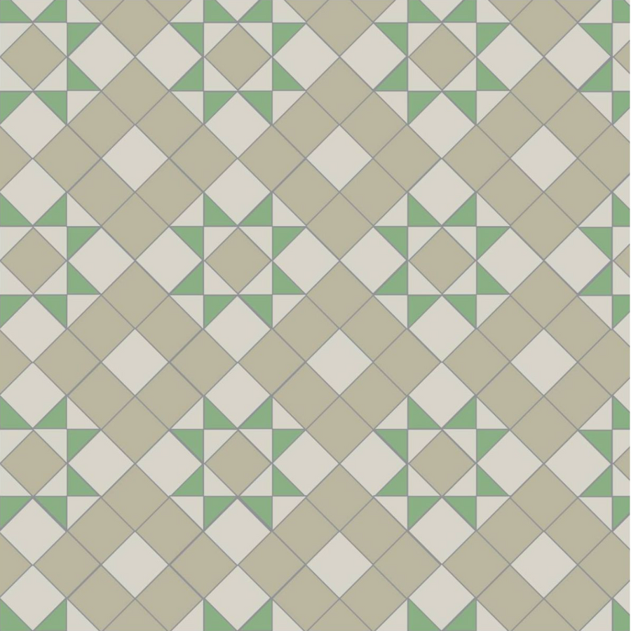 Braemar Chester Mews, Dover White & Spring Green