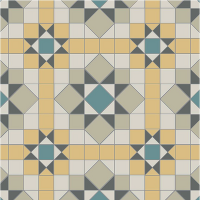 Chatsworth Blue, Chester Mews, Dover White, Hawthorn Yellow & Revival Grey