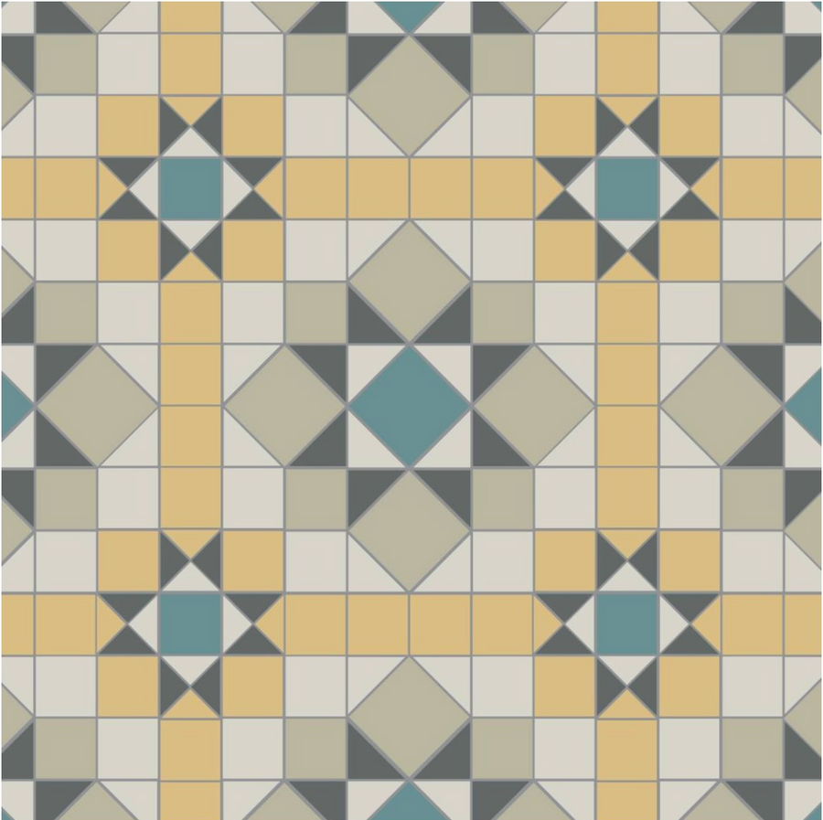 Chatsworth Blue, Chester Mews, Dover White, Hawthorn Yellow & Revival Grey