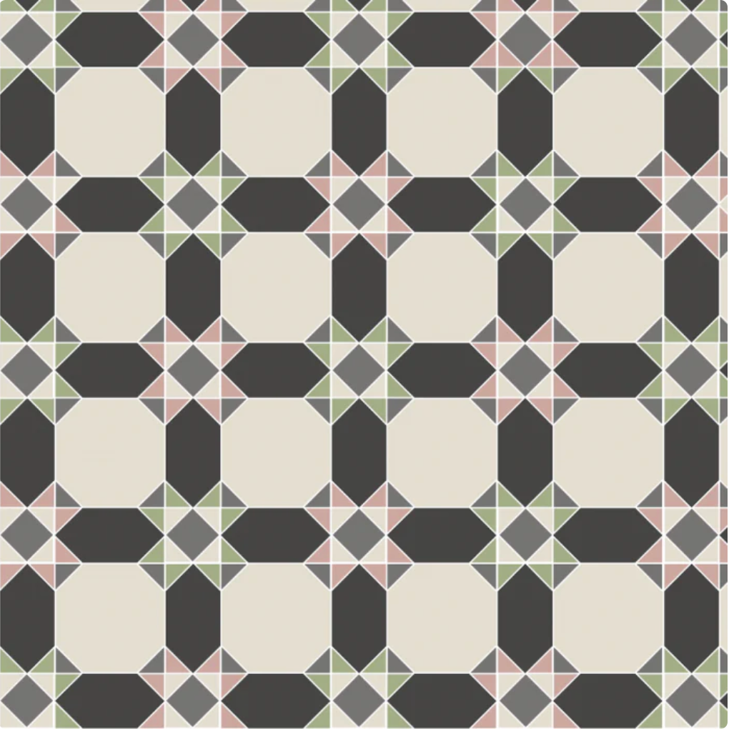 Inverlochy - Carnation Pink & Spring Green