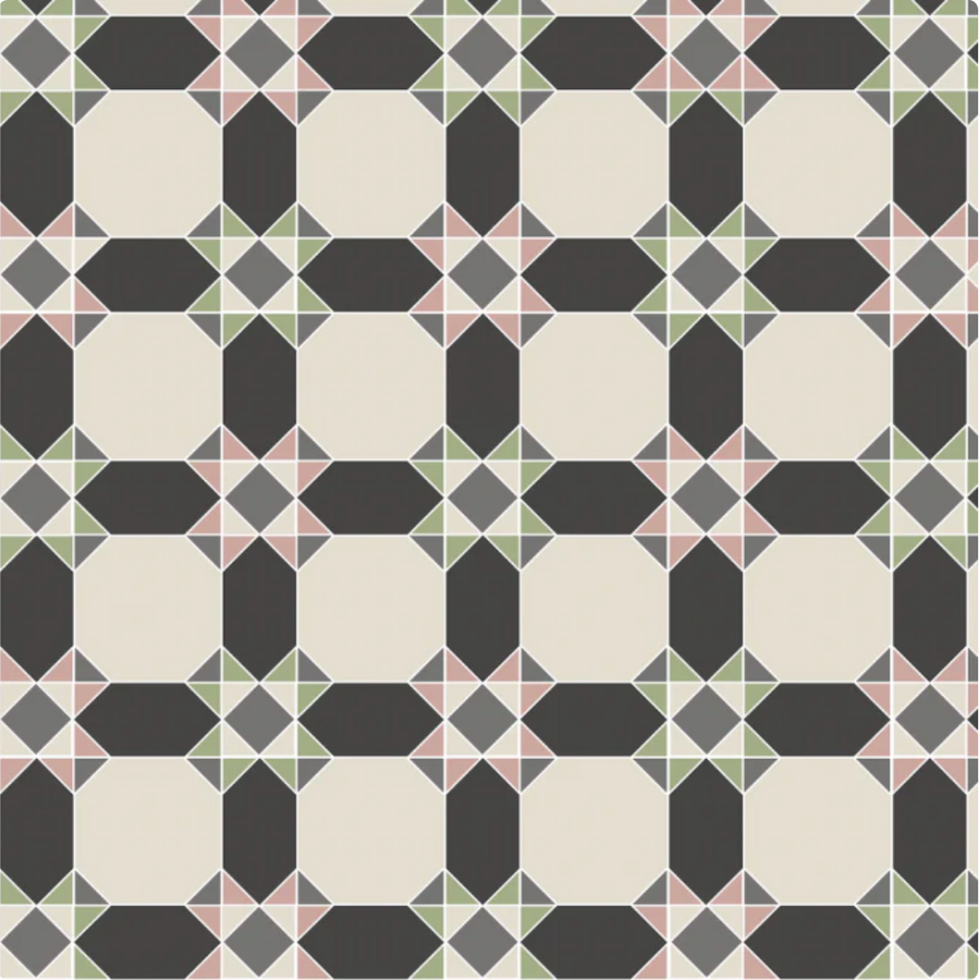 Inverlochy - Carnation Pink & Spring Green