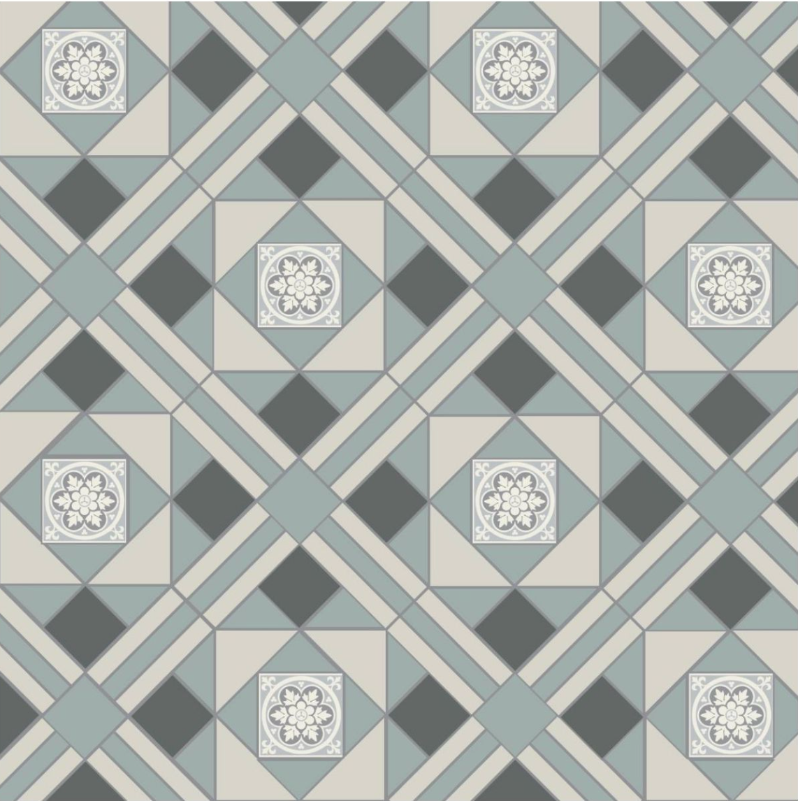 Lindisfarne - Dover White, Grey Revival Grey & Livingstone Grey on Dover White