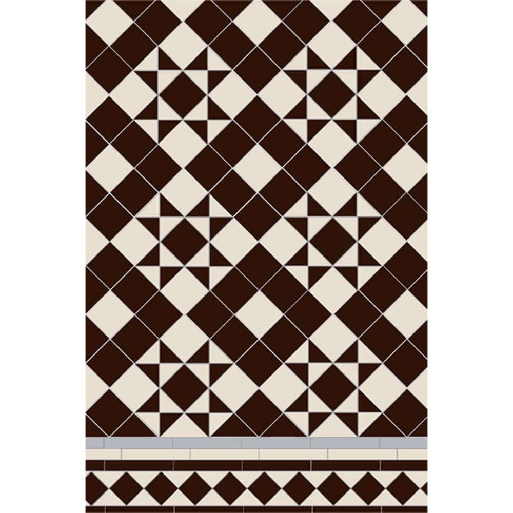 Braemar - Black & Dover White