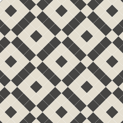 Exeter - Black & Dover White
